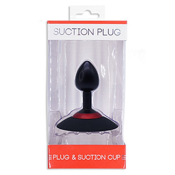 Suction Plug Schwarz/Rot Gr. S