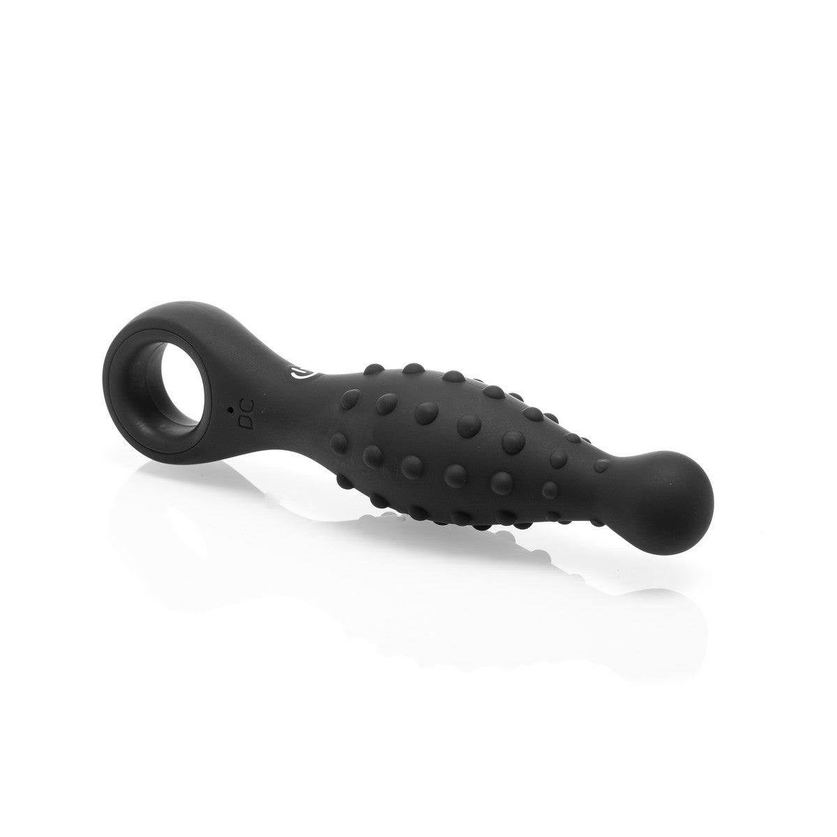 Vibro Silikon Plug mit Perlen & Ring