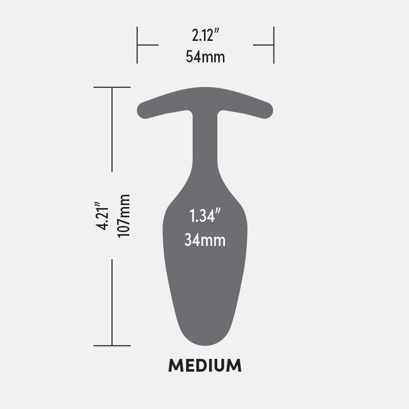 Vibro T Plug Chrom Gr. M