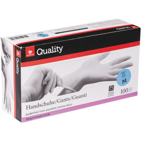 Vinylhandschuhe M Weiss 100 Stk.