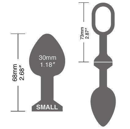 Cock Grip Plug Set Anthrazit Gr. S