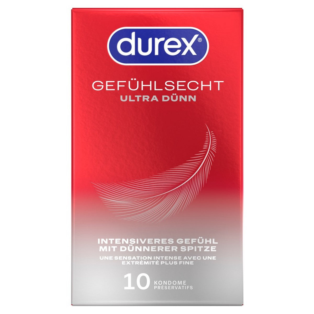 Durex Gefühlsecht Ultra Dünn 10 Stück