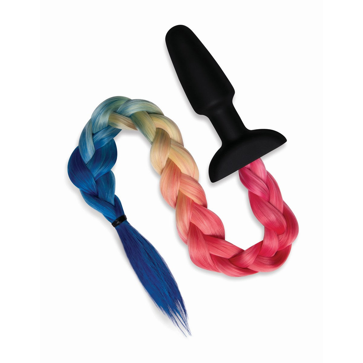 Silikon-Plug mit Regenbogenschwanz