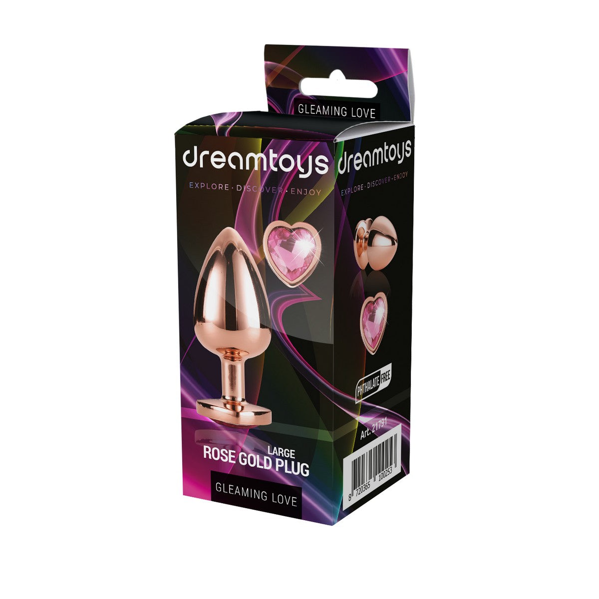 Gleaming Love Rosé Gold Plug L