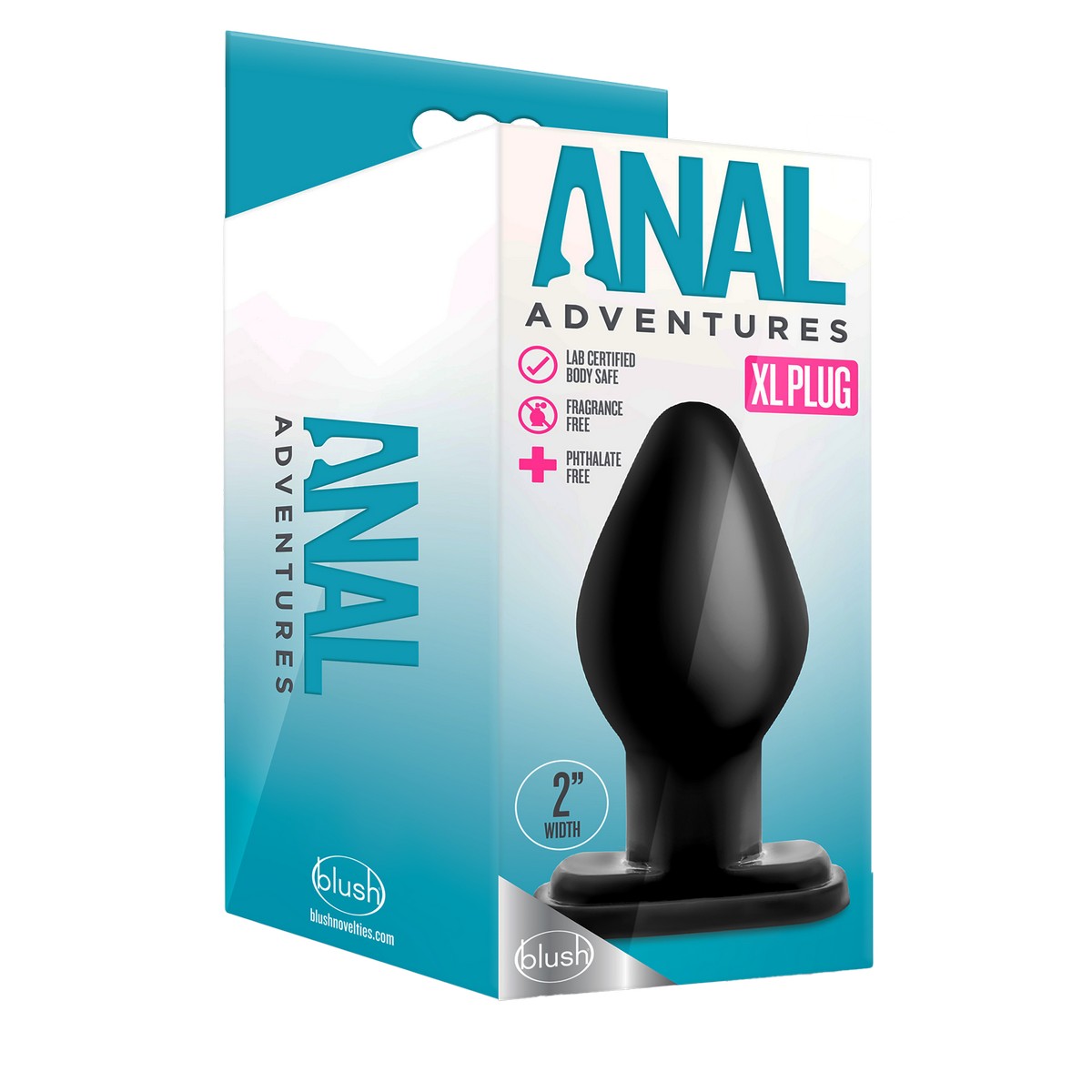Anal Adventures XL Plug Schwarz