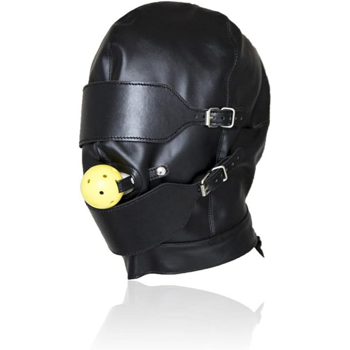 Ledermaske mit Mouth Gag