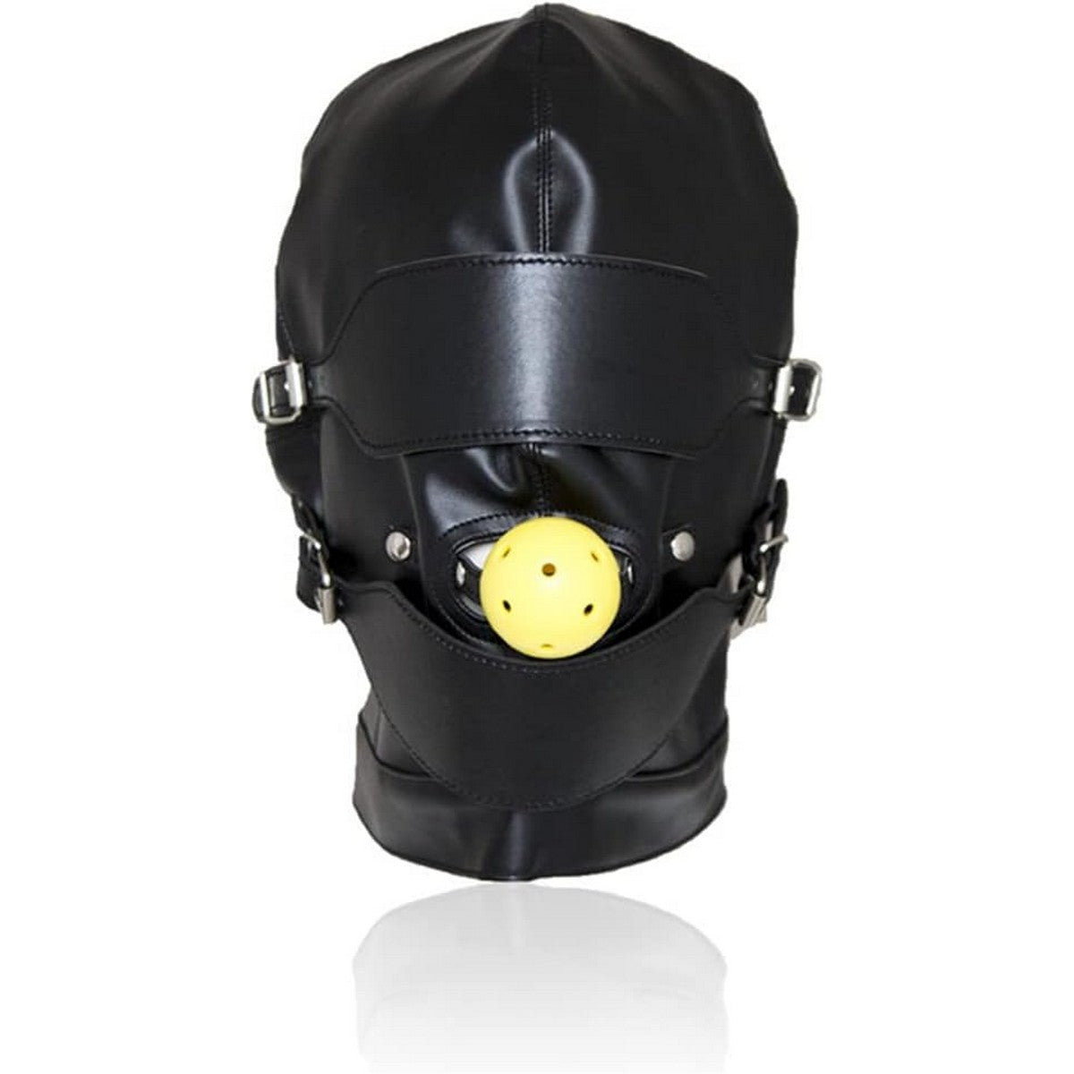 Ledermaske mit Mouth Gag