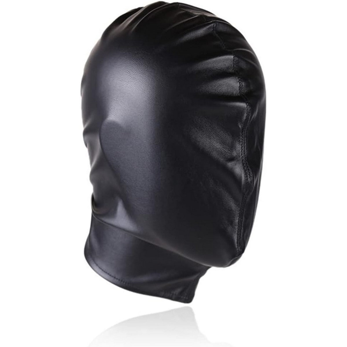 Geschlossene schwarze BDSM Kopfmaske