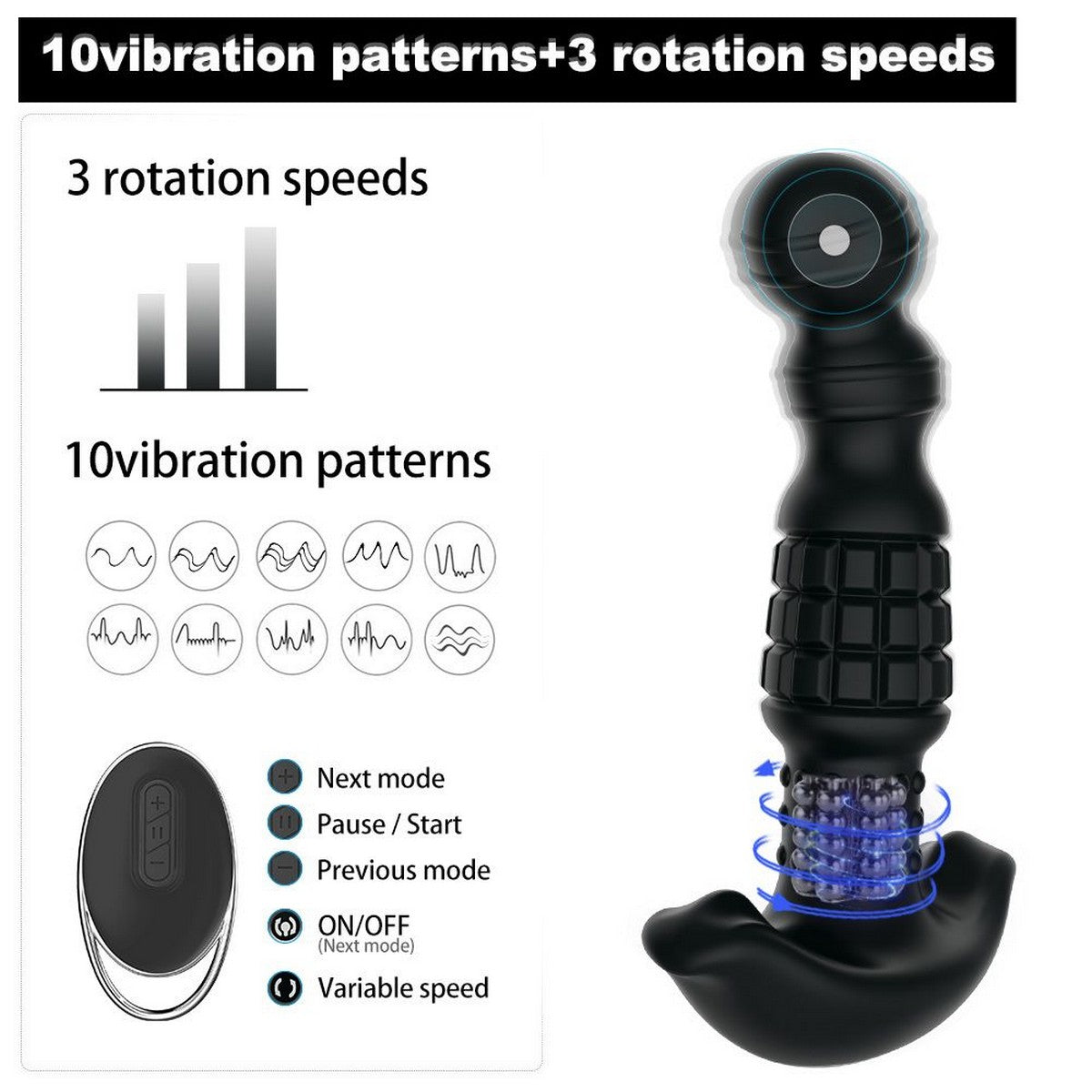 Anal Pleasure Vibrator