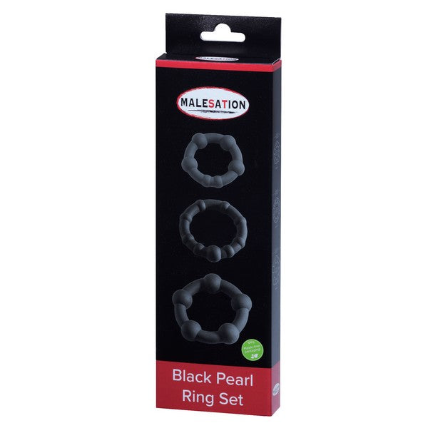 Black Pearl Ring Set
