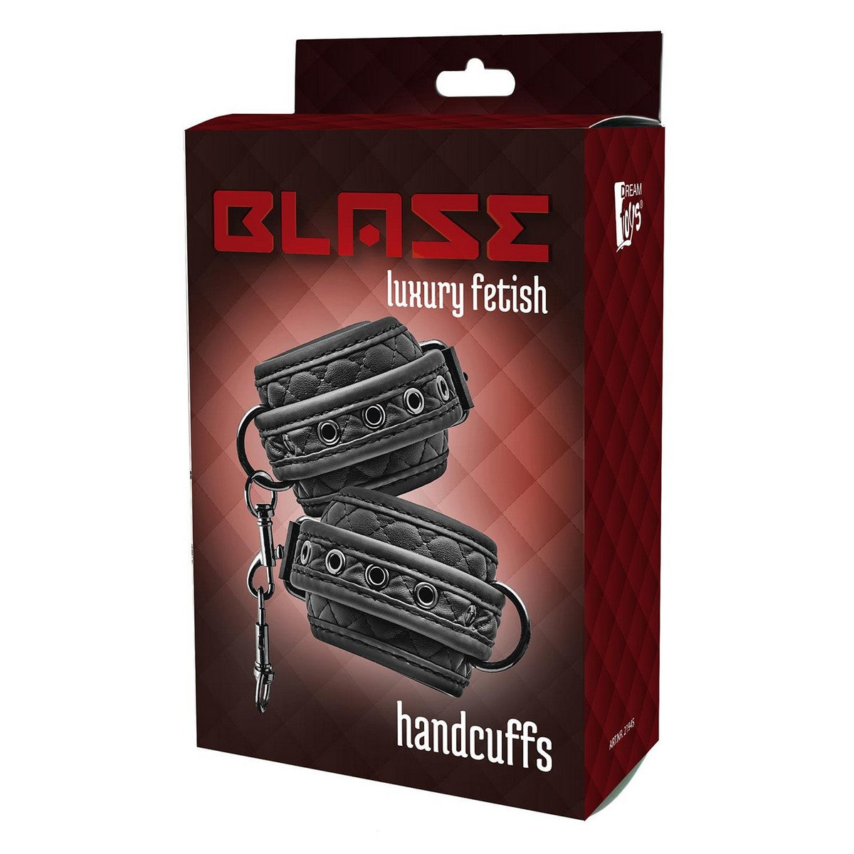 Blaze Luxury Fetish Handcuffs Black