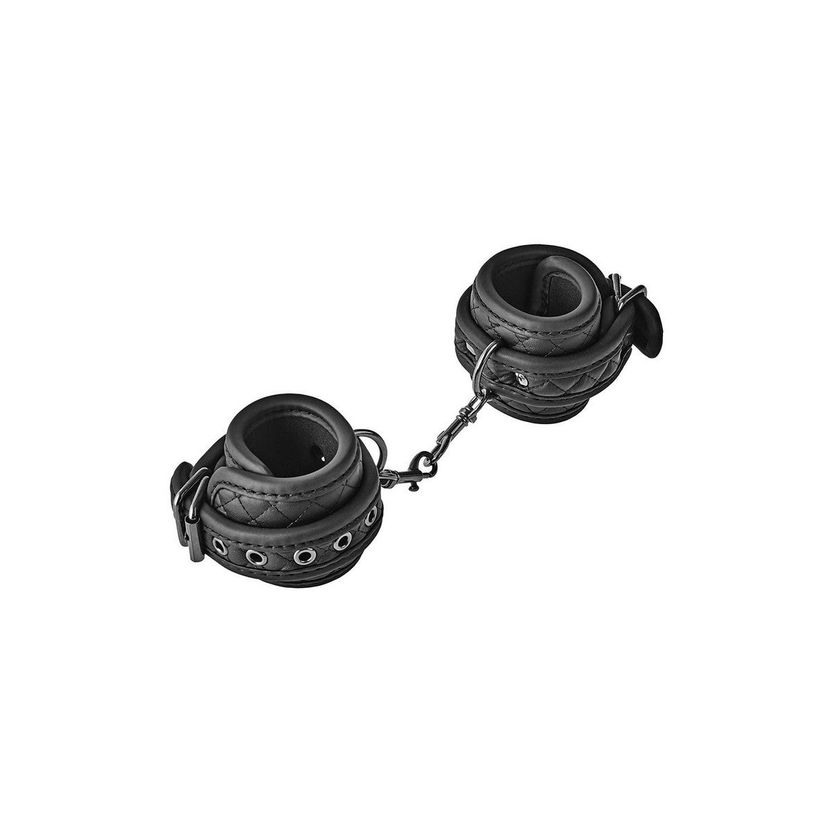 Blaze Luxury Fetish Handcuffs Black