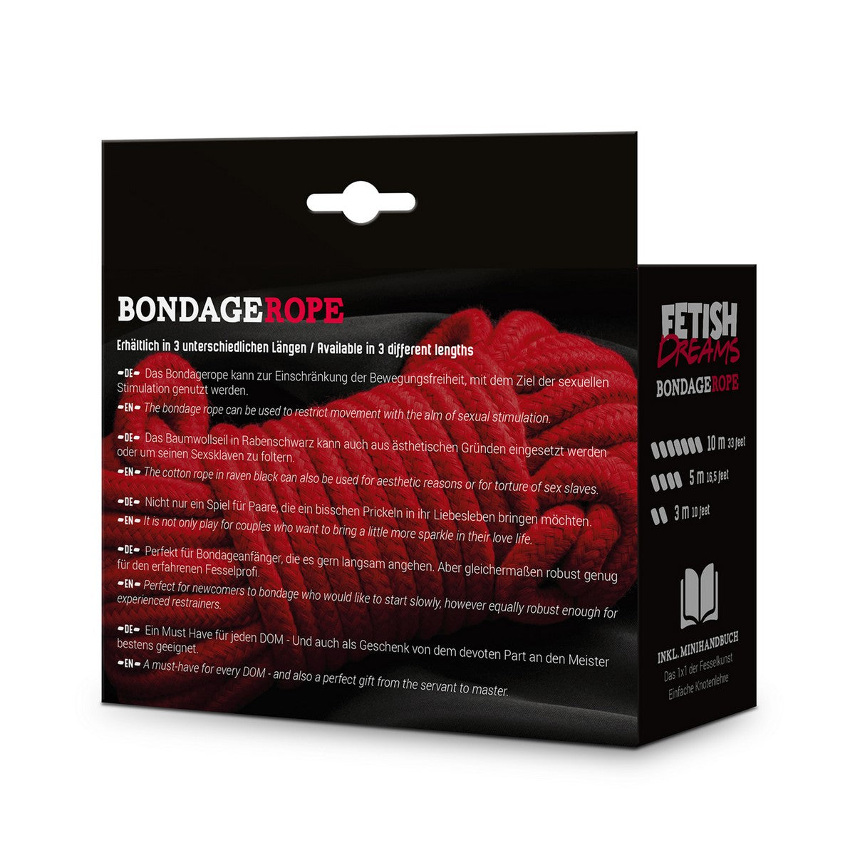 Fetish Dreams Bondage Rope 5m Rot