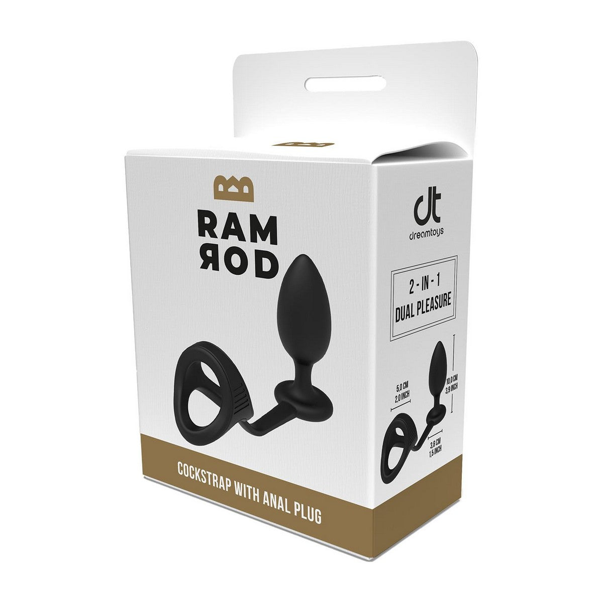 RAMROD Cockstrap With Anal Plug