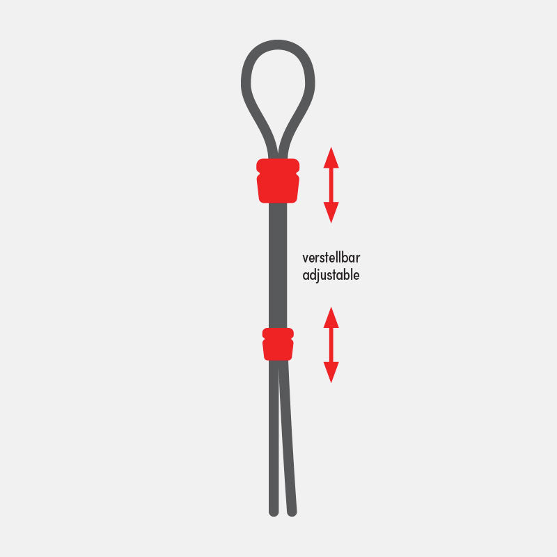 Double Loop Granate Double Schwarz