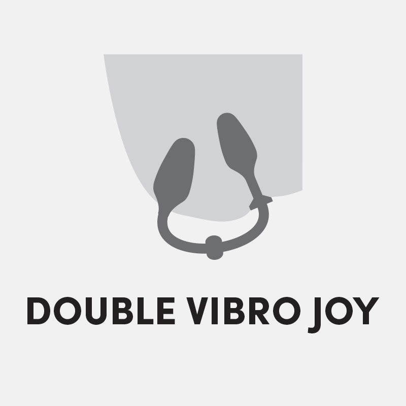 Double Vibro Plug Beige Gr. L