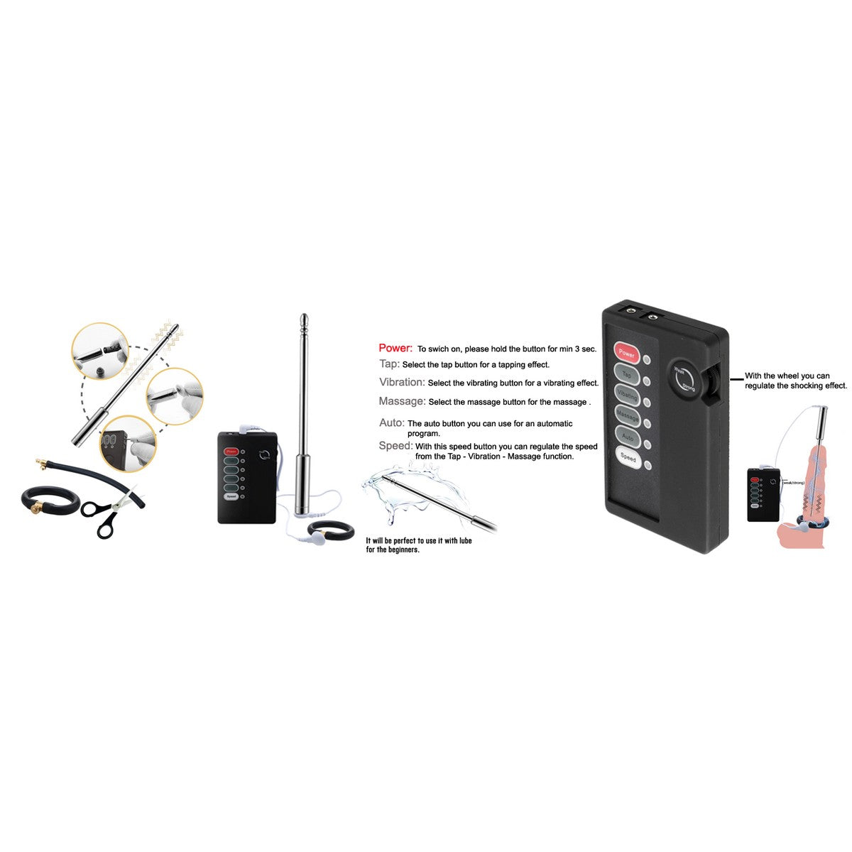 Elektro Penisplug & Penisring