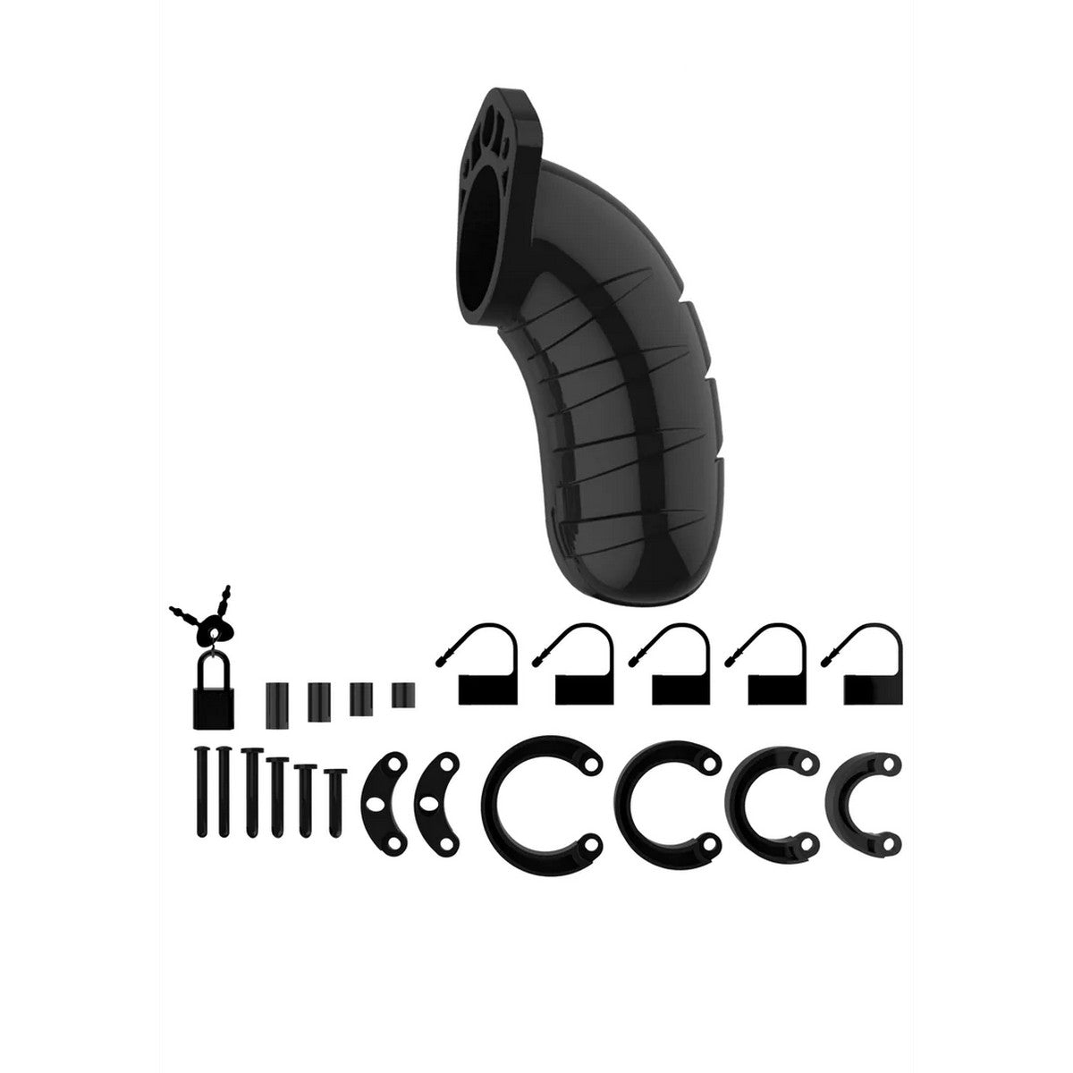 ManCage Model 04 Schwarz Peniskäfig 11.5cm