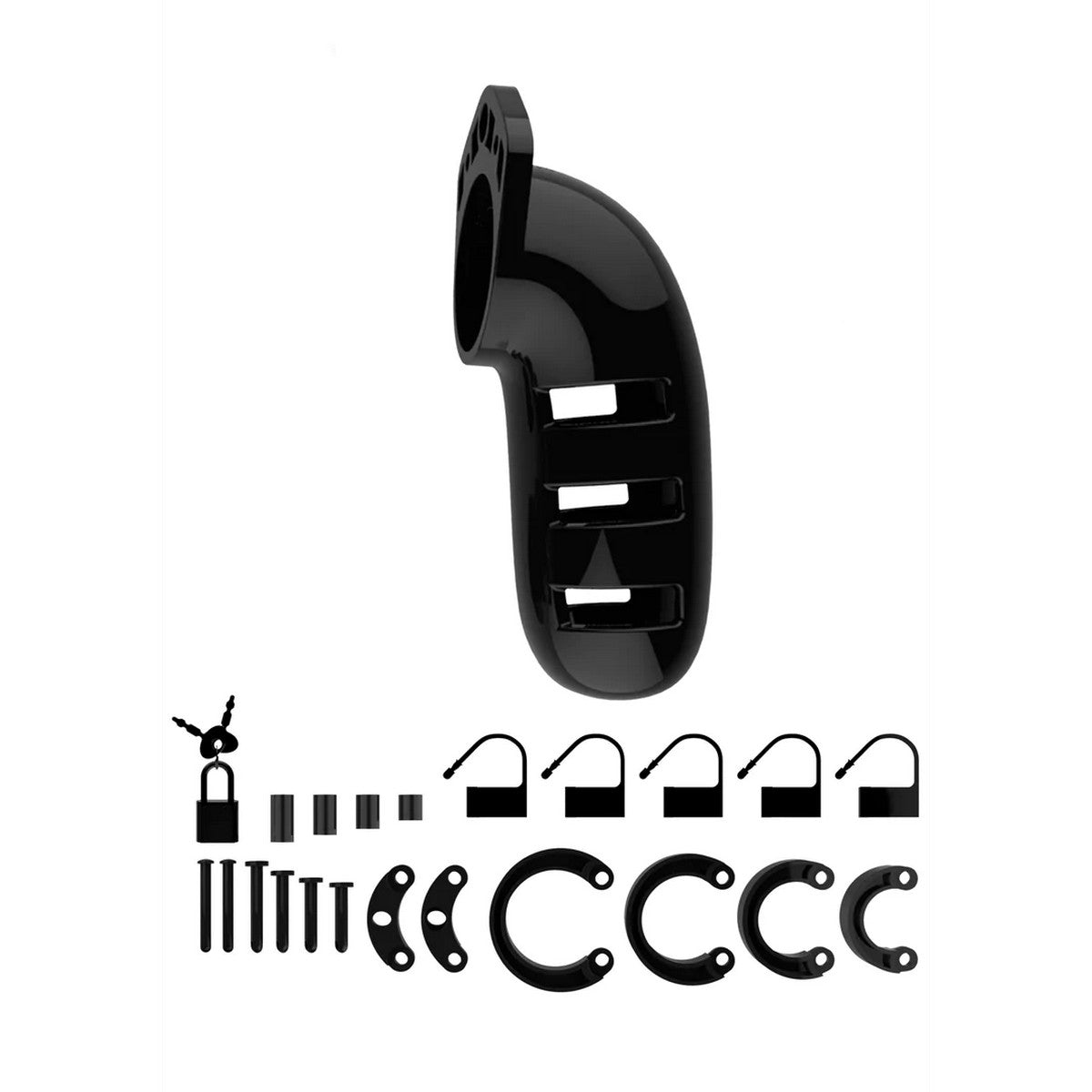 ManCage Model 06 Schwarz Peniskäfig 14cm