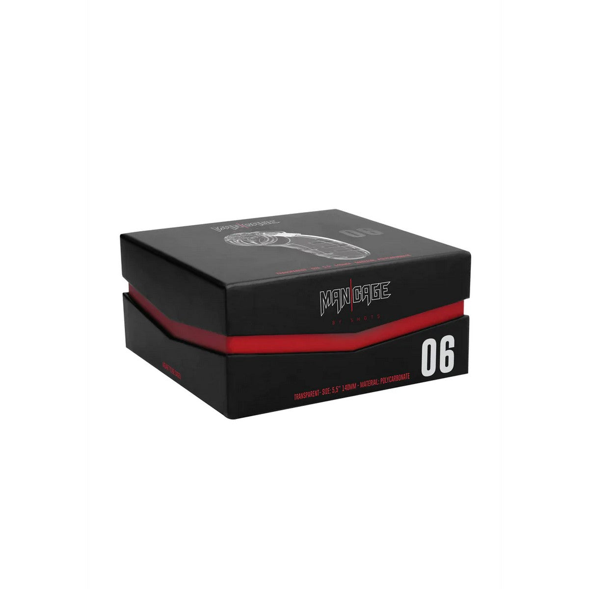 ManCage Model 06 Transparent Peniskäfig 14cm