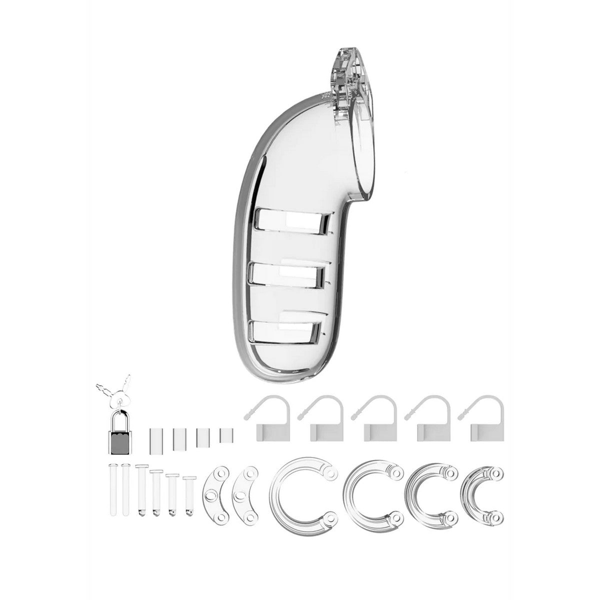 ManCage Model 06 Transparent Peniskäfig 14cm