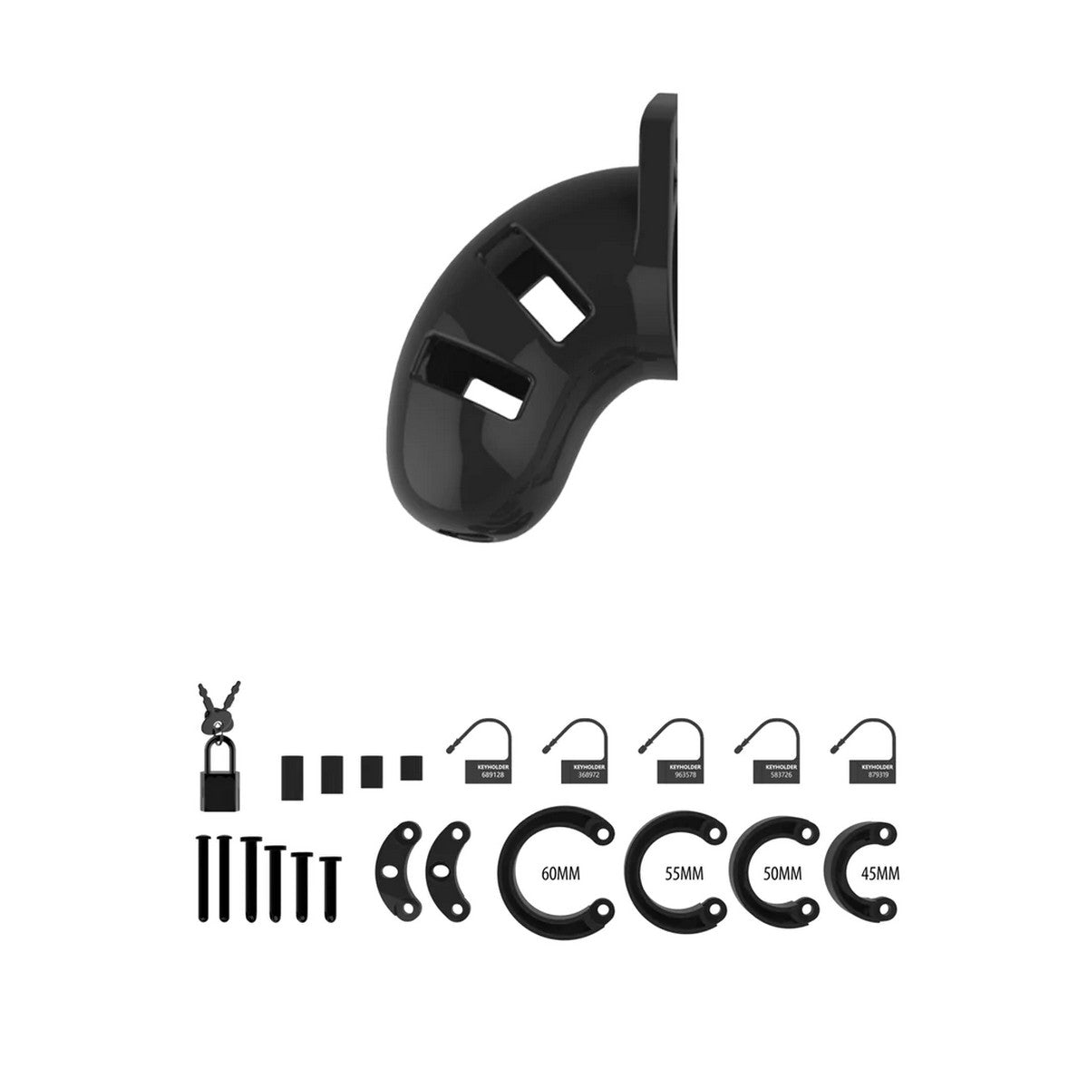 ManCage Model 13 Schwarz Peniskäfig 6.5cm