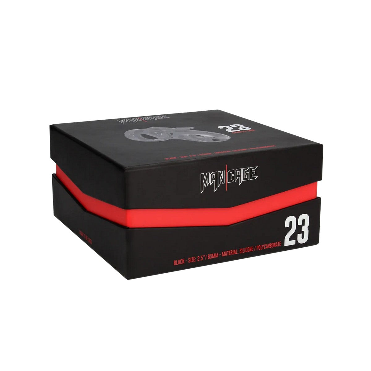 ManCage Model 23 Schwarz Peniskäfig 6.5cm