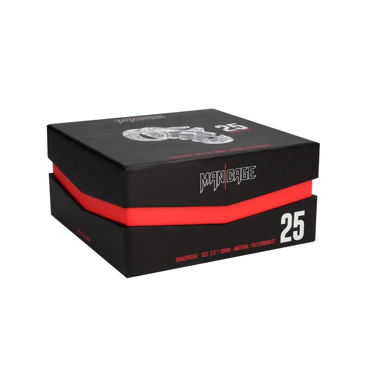 ManCage Model 25 Transparent Peniskäfig 9cm