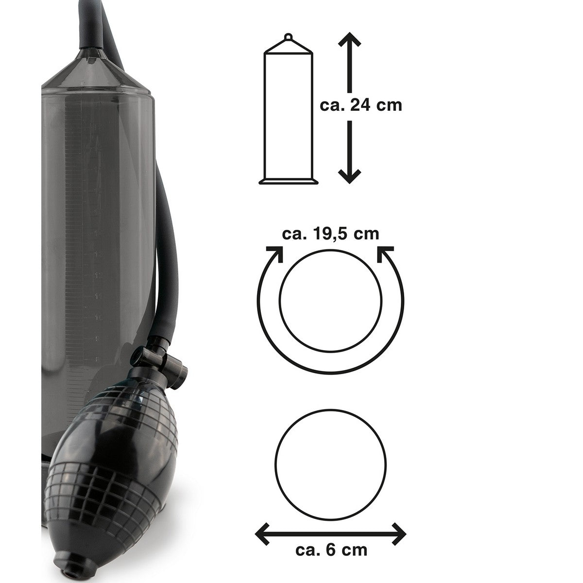 Mr. Cock Classic Penispumpe Schwarz