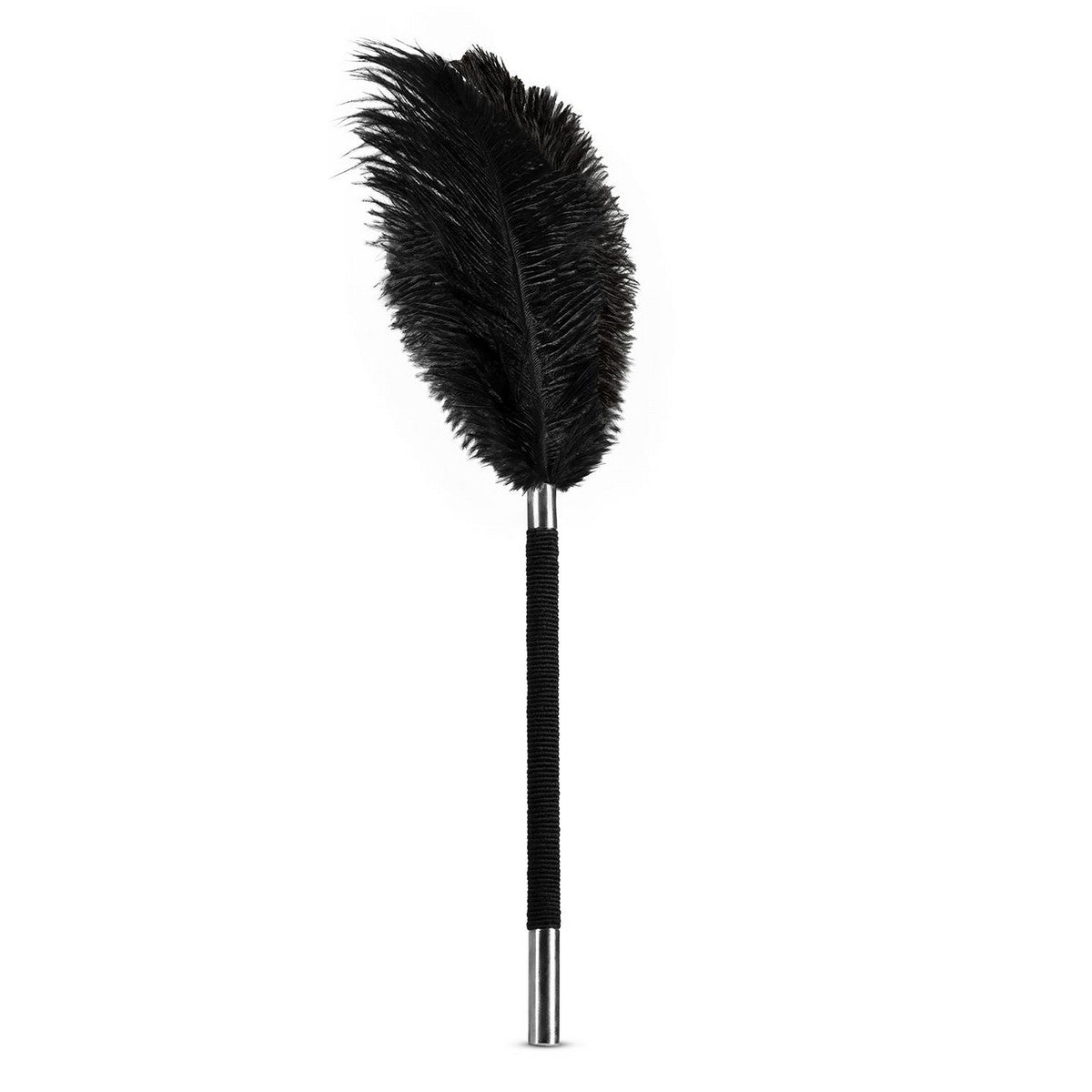 Noir Soft Feather Tickler Black