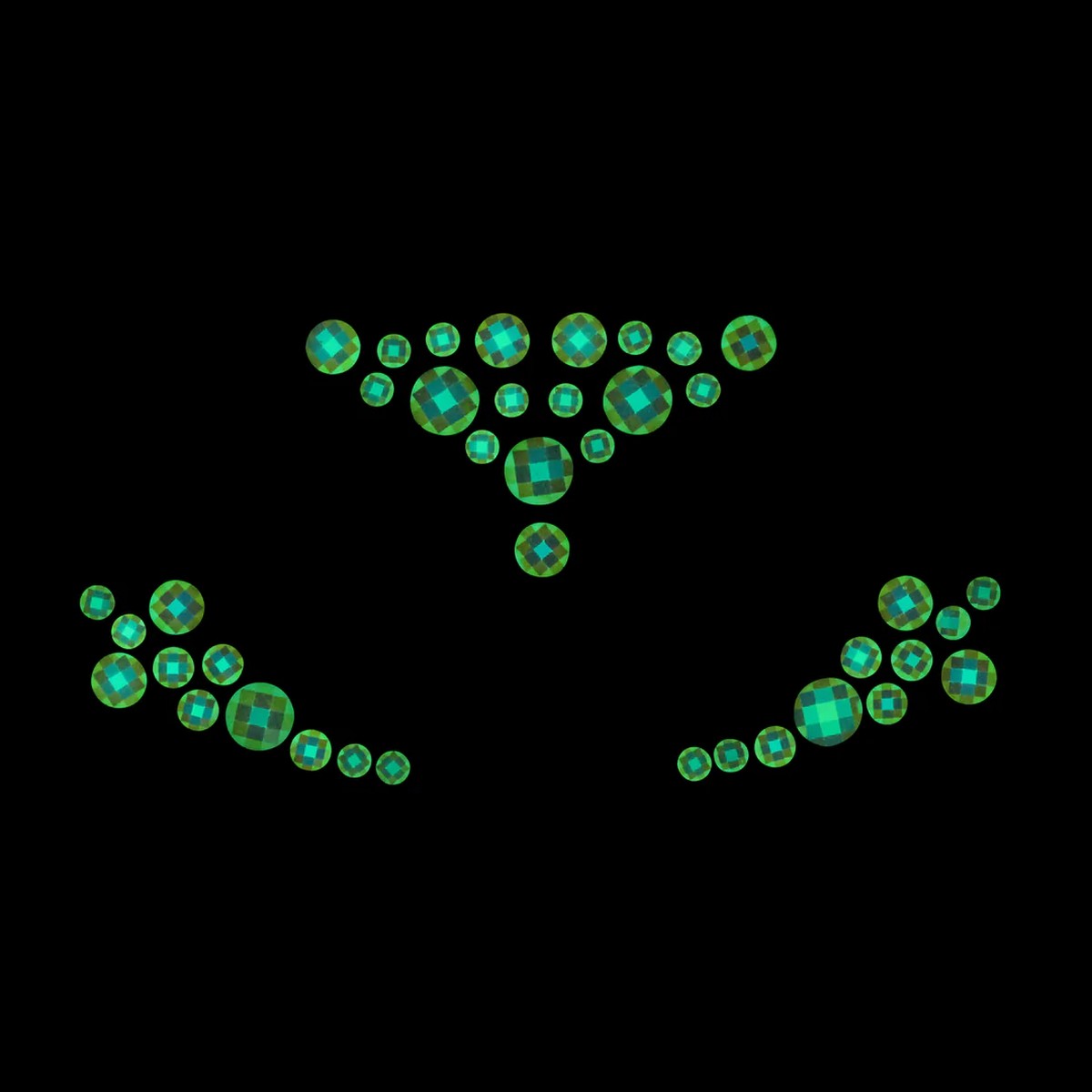 Körperschmuck-Stickers für das Gesicht Nr. 4