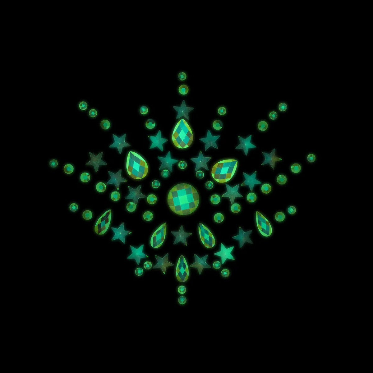 Körperschmuck-Stickers für die Brust Nr. 3