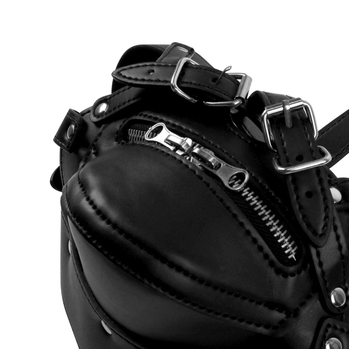 Schwarzes Bondage Harness Fessel