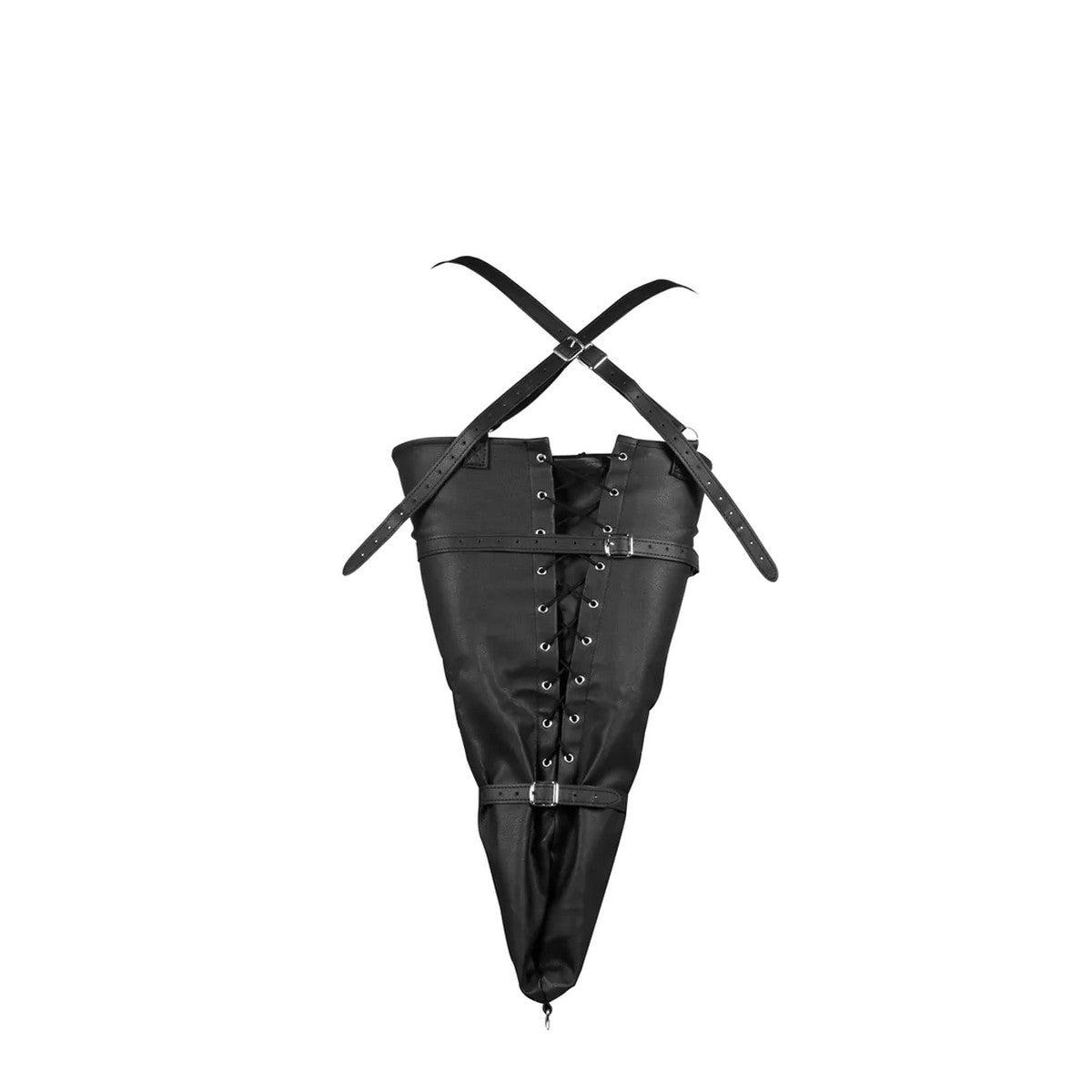 Schnürbare Armfesseln mit langen Ärmeln