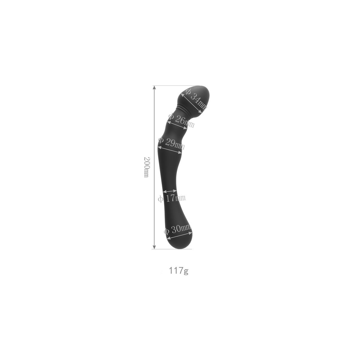 Silikon Dildo G-Spot 20cm