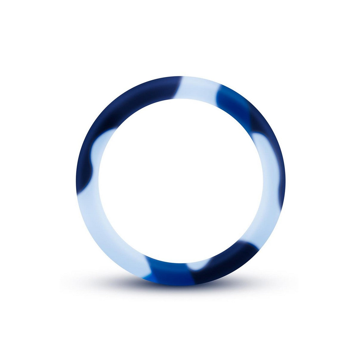 Performance Silicone Camo Blue Penisring