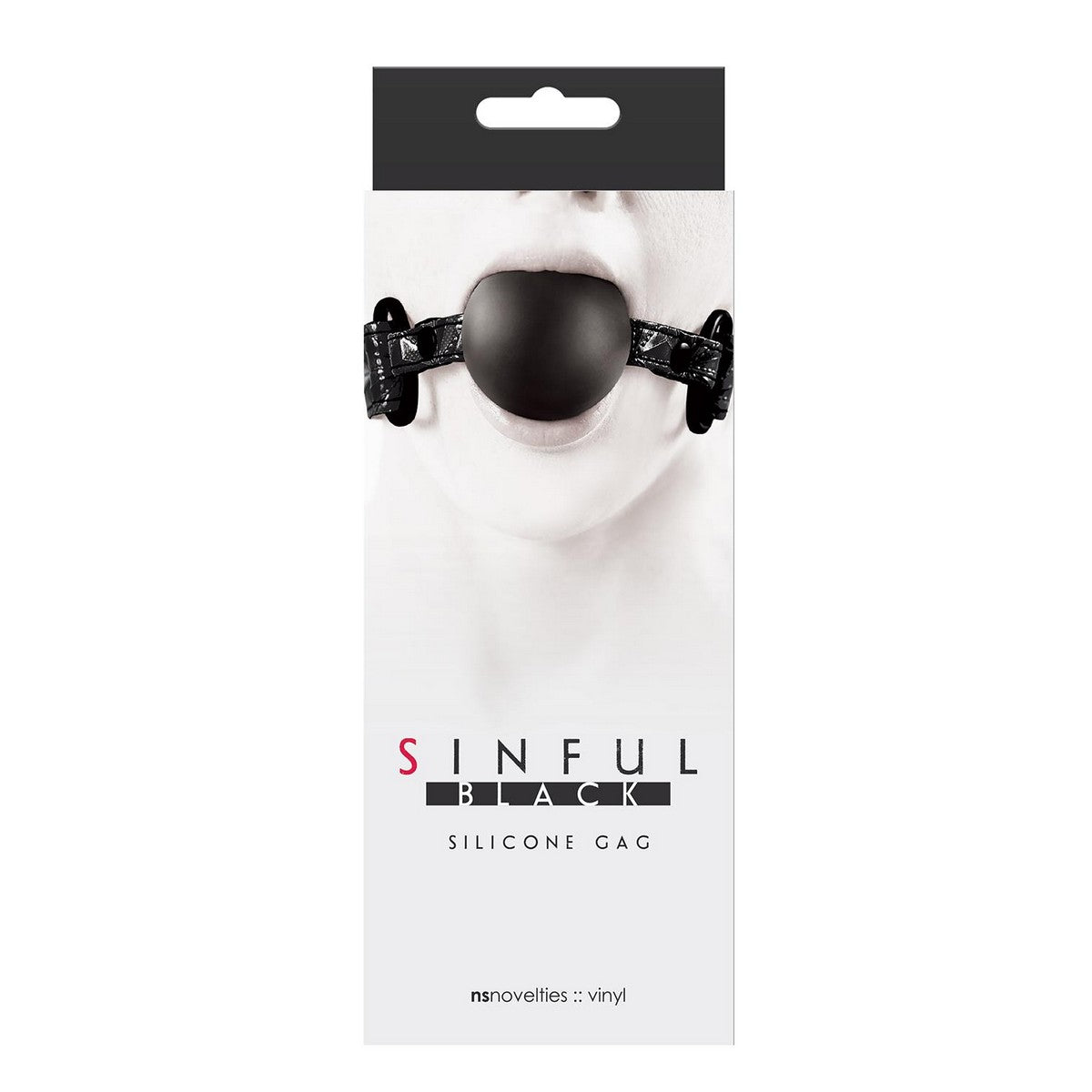 Sinful Black Silikon Mouthgag