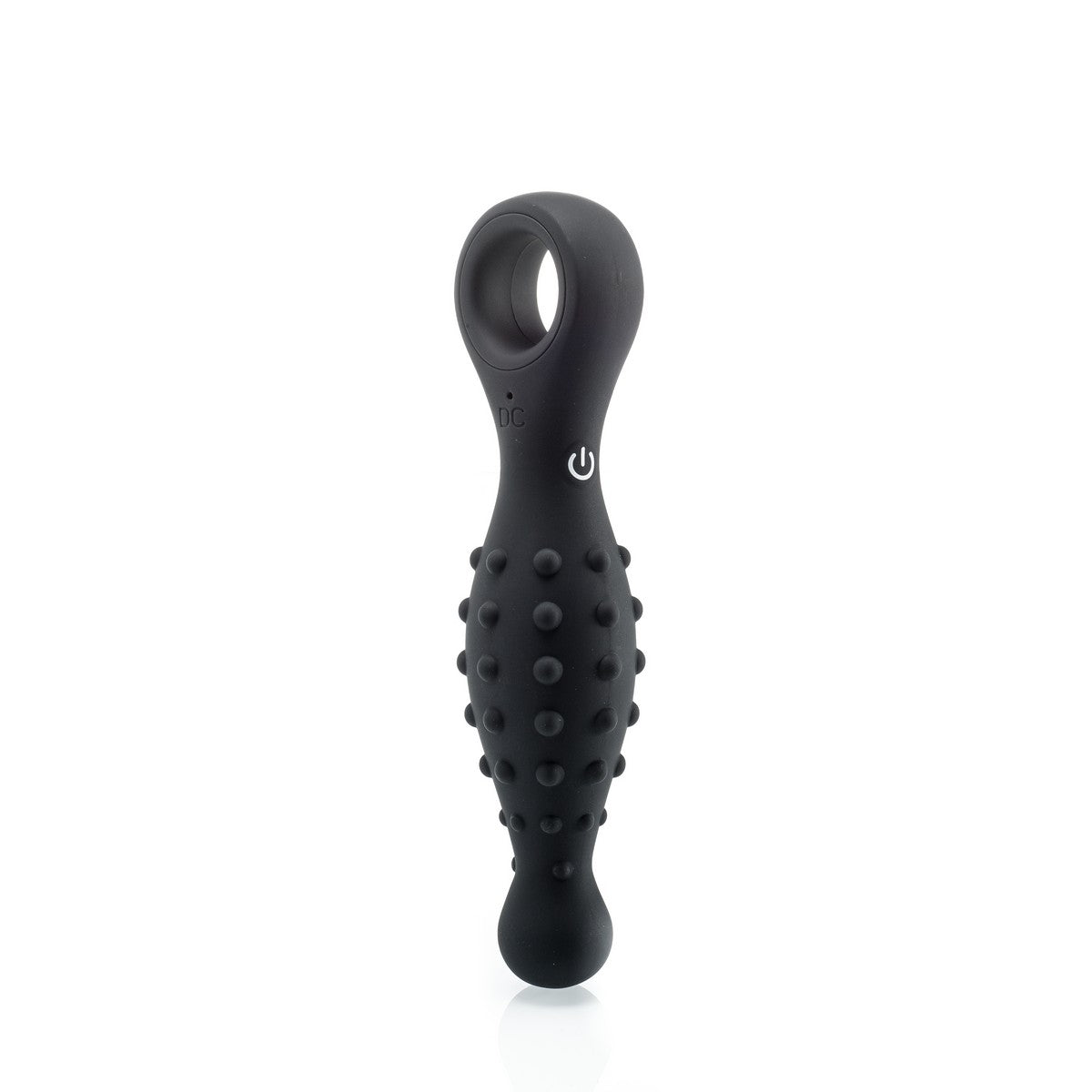 Vibro Silikon Plug mit Perlen & Ring